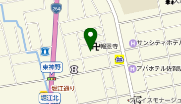 デイサービスサンライズの地図画像
