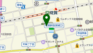 アデランス佐賀の地図画像