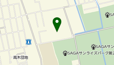 佐賀市 若楠公民館の地図画像