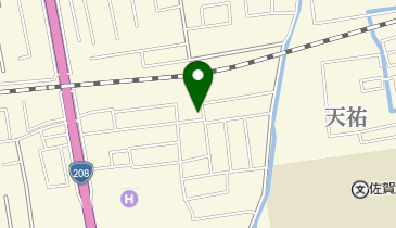 合気道鍋島道場の地図画像