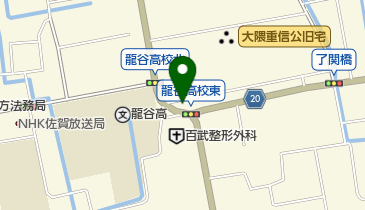 九大進学ゼミ 水ヶ江校の地図画像
