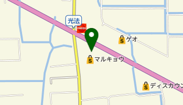 スカイクリーニング 北川副店の地図画像