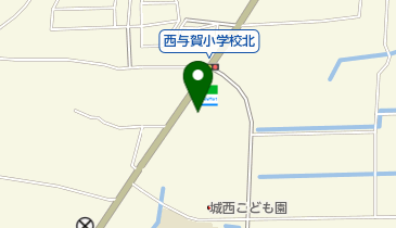 洗濯王中島クリーニング西与賀工場の地図画像