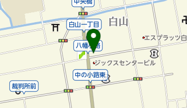 ゼノア白山化粧品店の地図画像