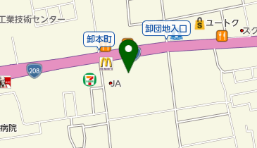 株式会社大坪米屋の地図画像