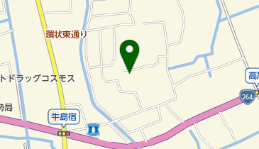 竈王院の地図画像