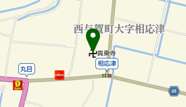 真乗寺の地図画像