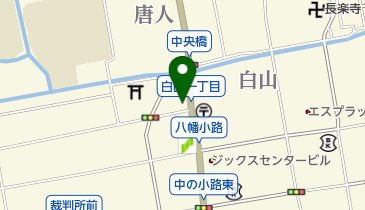 佐賀県官報販売所の地図画像