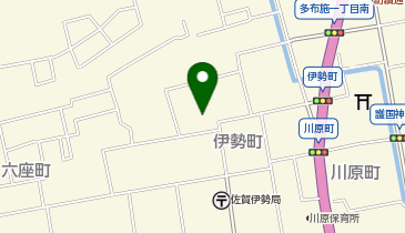 伊勢神社の地図画像