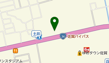 ガルデン佐賀の地図画像