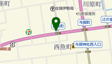 田中鮮魚店の地図画像
