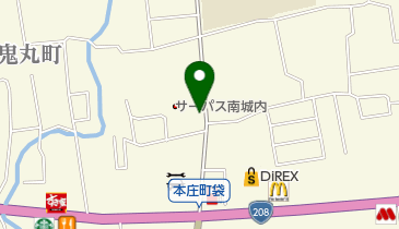 有限会社城南装飾の地図画像