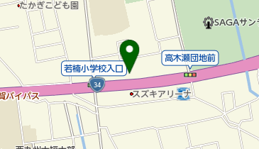 ホシザキ北九株式会社佐賀営業所の地図画像