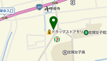 SARA美容室の地図画像