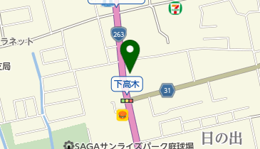 西原美容室の地図画像