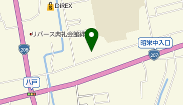 花園美容室の地図画像