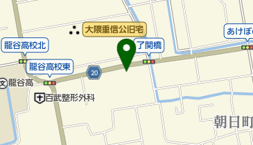 hana美容室の地図画像