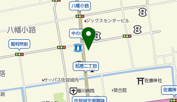 美容プラージュ佐賀店の地図画像
