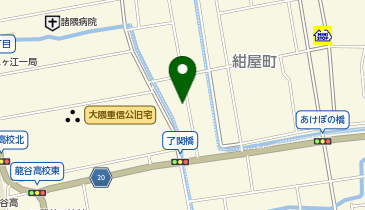 田中光彩堂表具店の地図画像