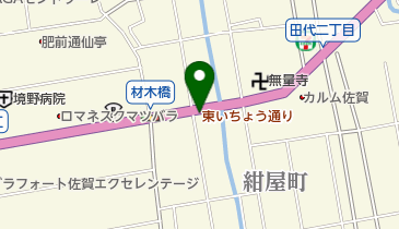 おしゃれの店そのだの地図画像