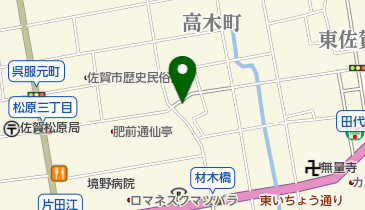 真島武道具店の地図画像