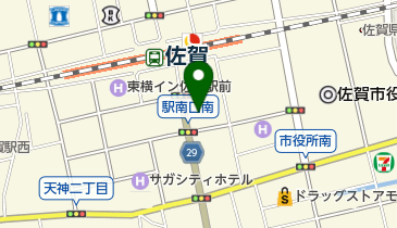 西日本建設業保証株式会社佐賀支店の地図画像