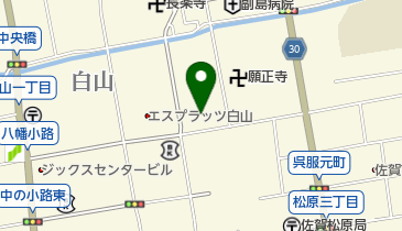 メガネの落合の地図画像