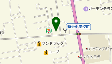 パティスリーマルスの地図画像