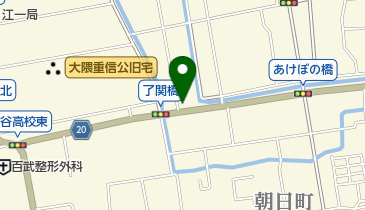 中村理髪店の地図画像