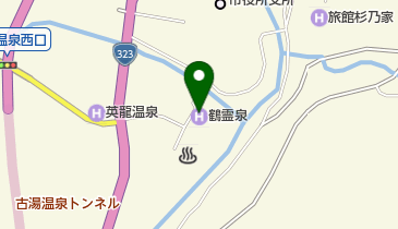 かくれいせん(鶴霊泉)の地図画像