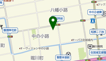 佐賀地方検察庁の地図画像