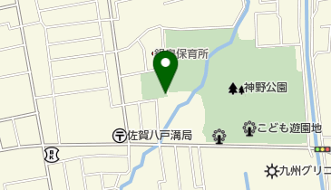 佐賀市役所 交通公園の地図画像