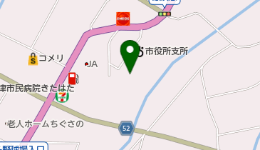 北波多公民館の地図画像