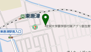 佐賀大学農学部附属アグリ創生教育研究センター唐津キャンパスの地図画像