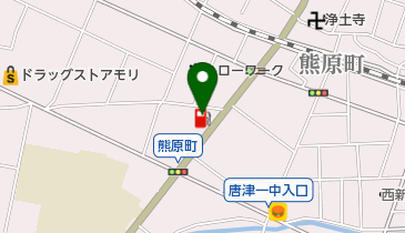 有限会社寿美屋ドライ Aコープからつ店の地図画像