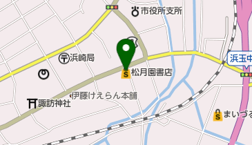 松月園書店化粧品部の地図画像