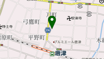 西田呉服店の地図画像