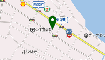 田中自転車店の地図画像