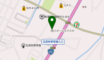 デイサービスセンターきたはたの地図画像