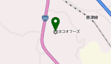 ヨコオ厳木工場の地図画像