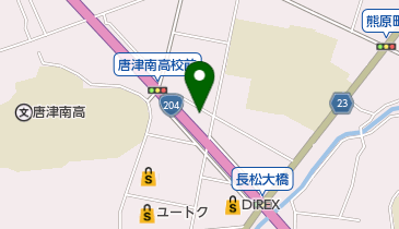 やまおく唐津店の地図画像