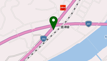 オートショップ車楽の地図画像