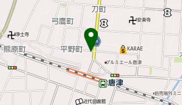 泰楽・唐津焼の地図画像