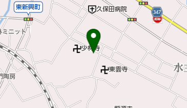 鍼灸九品院の地図画像