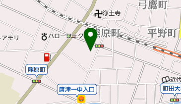 美容室セレーヌの地図画像