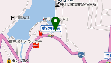 マナベ電気商会の地図画像