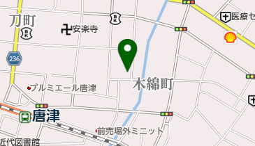 お菓子の店ガラの地図画像