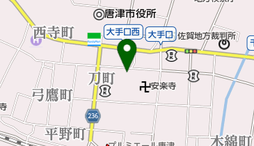 キング理容の地図画像