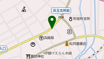 田中理容店の地図画像