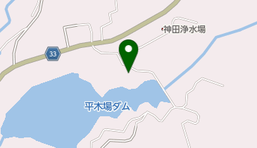佐賀県平木場ダム管理所の地図画像